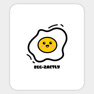 egg-zactly Sticker